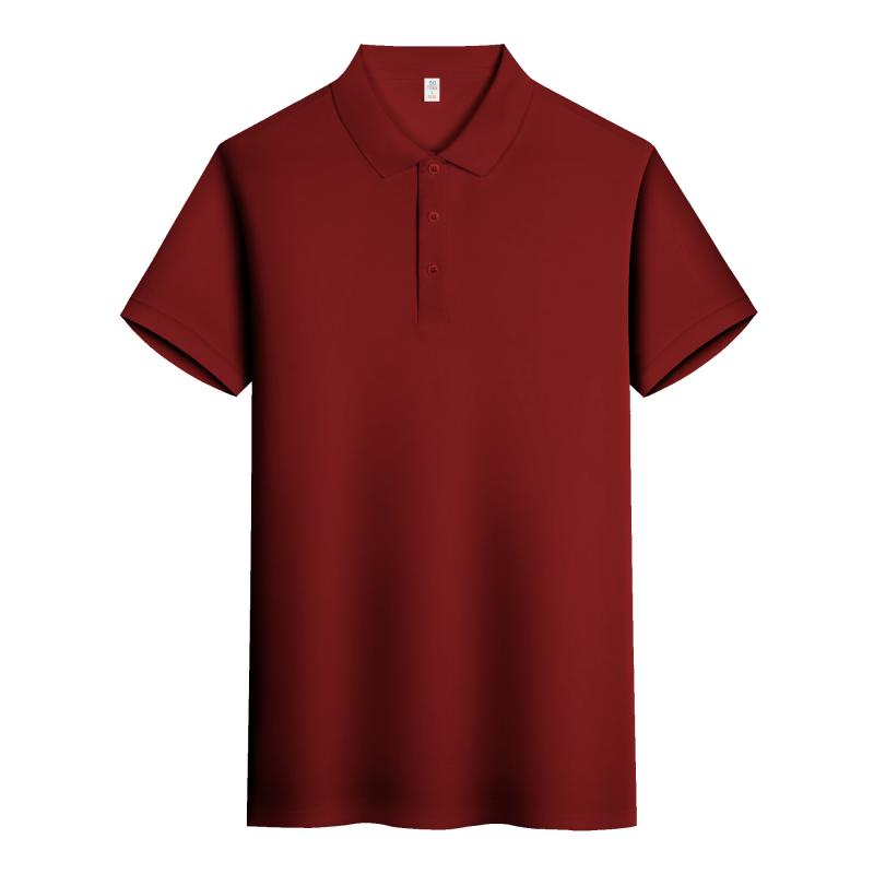 220克40S精梳索罗纳棉翻领短袖纯色POLO衫