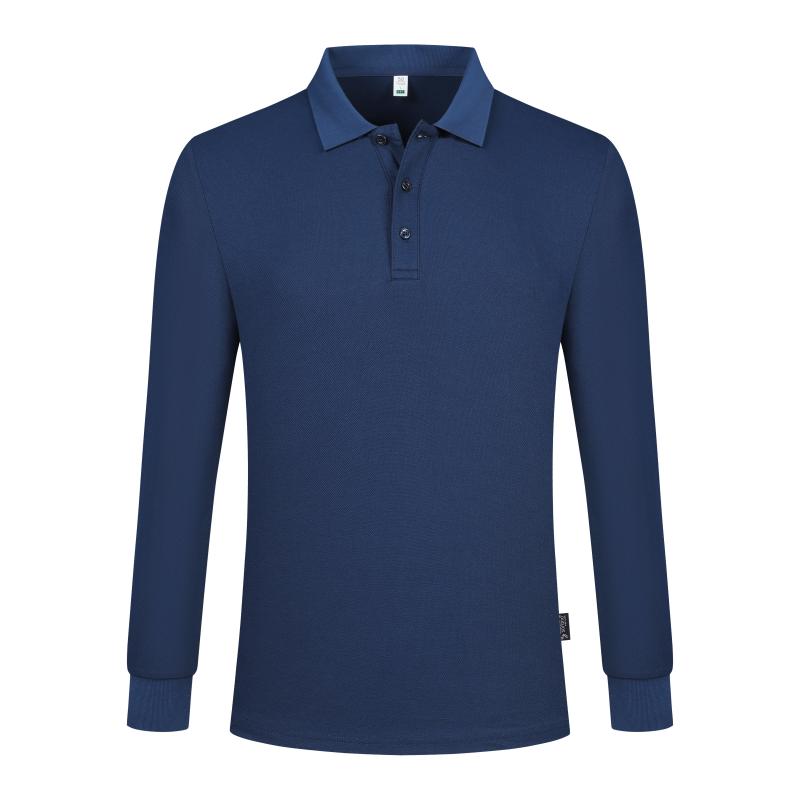 220克40S精梳索罗纳棉长袖POLO衫