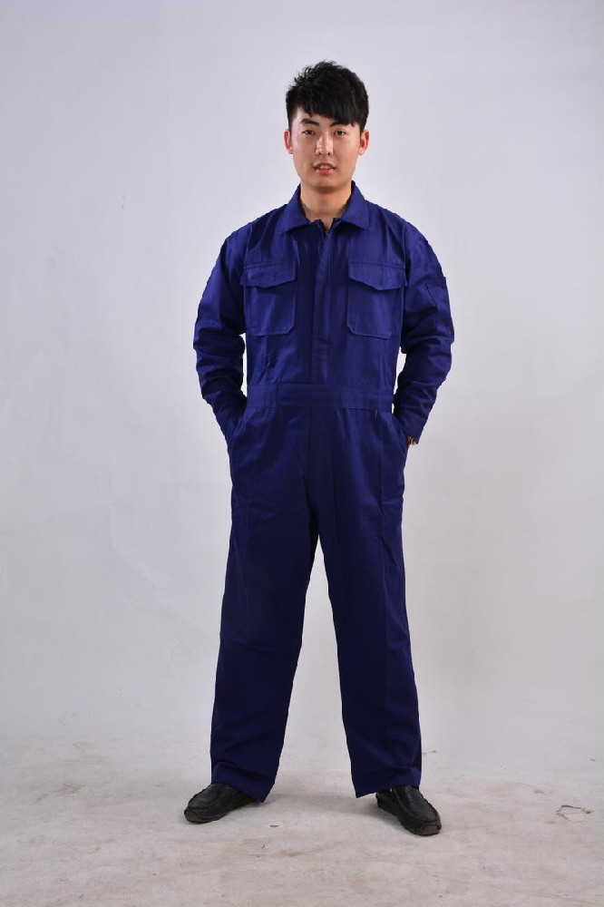 三色半工艺全棉连体服